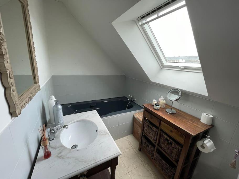 Maison Spacieuse Avec Jardin Et Salle De Sport Saint-Brieuc Extérieur photo